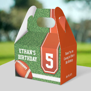 Football Theme Birthday Favour Boxes