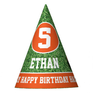 Football Theme Birthday Party Hat