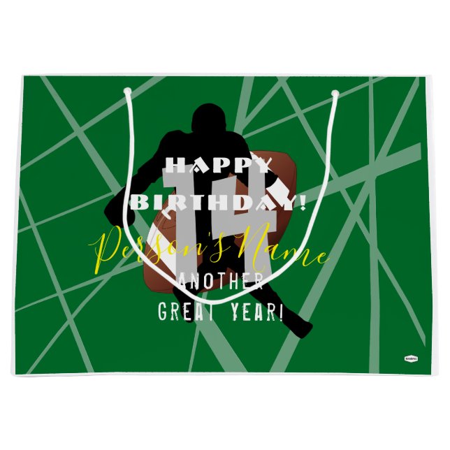 FOOTBALL Theme Gift Bag HAMbyWG   (Front)