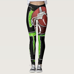 Football Theme Leggings