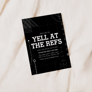 Football Theme Party Invitation Template