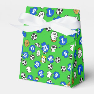 Football Theme with Shirts in Blue Favour Box