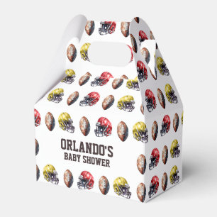 Football-themed Baby Shower Favour Box