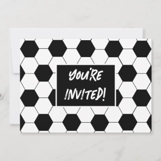 Football Themed Birthday Party Invite