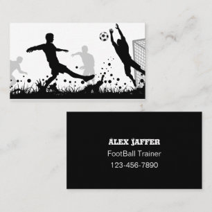  Football themed Business Card