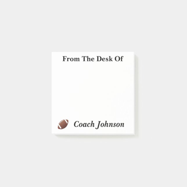 Football Themed Notes (Front)