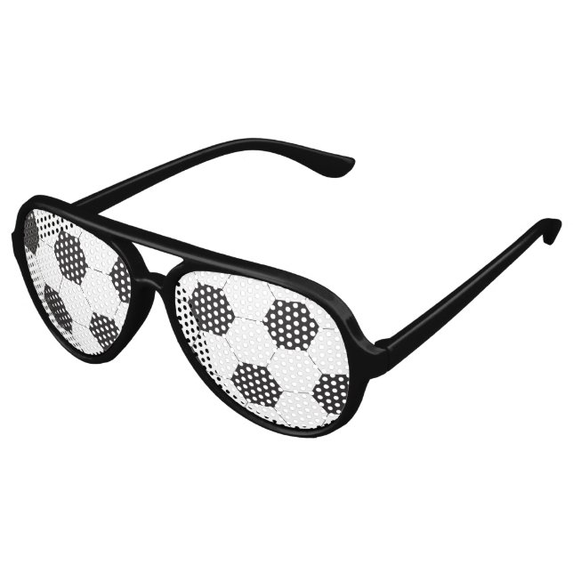 Football Themed Party Outfit Aviator Sunglasses (Angled)
