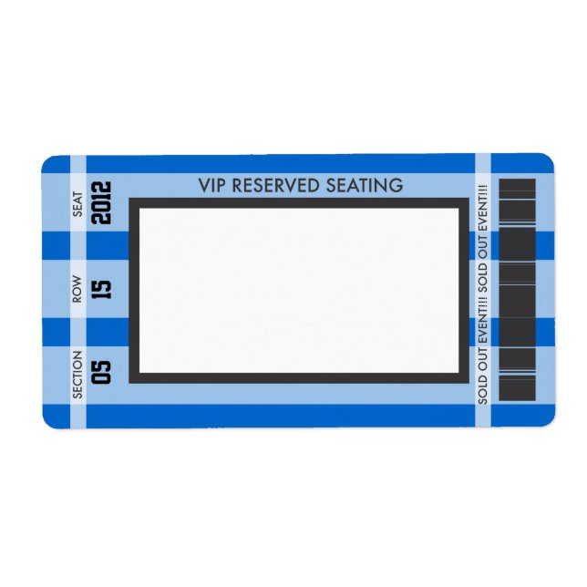 Football Themed Print Your Own Address Label (Front)