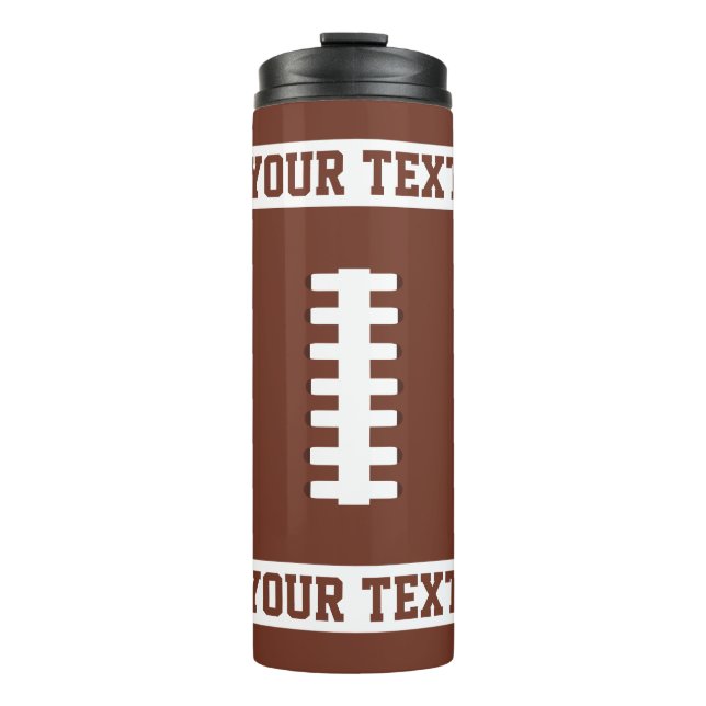 Football Thermal Tumbler (Front)