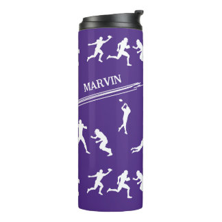 Football thermal tumbler