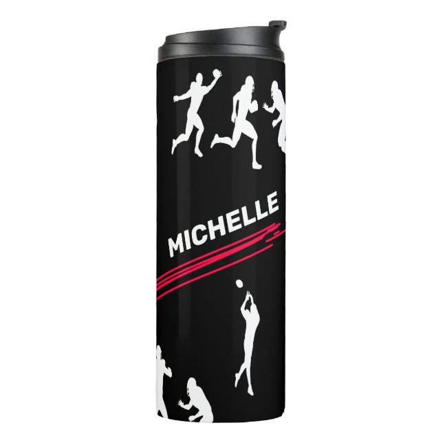 FOOTBALL   THERMAL TUMBLER (Rotated Left)