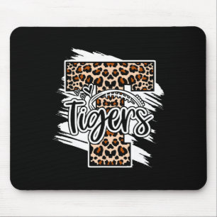 Football Tigers School Sports Fan Team Spirit Mouse Mat