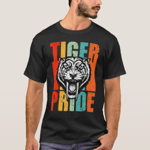 Football Tigers School Sports Fan Team Spirit T-Shirt