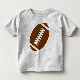 FOOTBALL TODDLER Grey Front Football Graphic T-Shirt