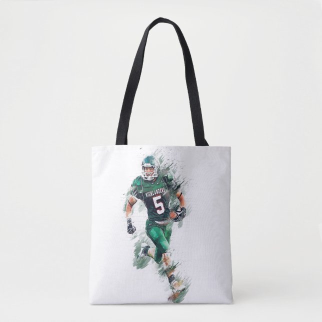 Football Tote Bag (Front)
