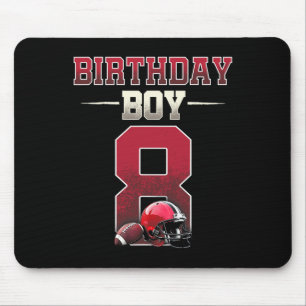 Football Touchdown 8th Birthday 8 Year Old Ready T Mouse Mat