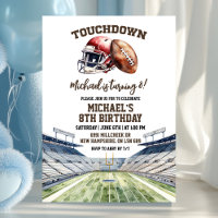 Football Touchdown Birthday