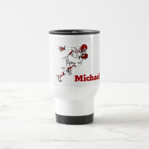 Football travel mug