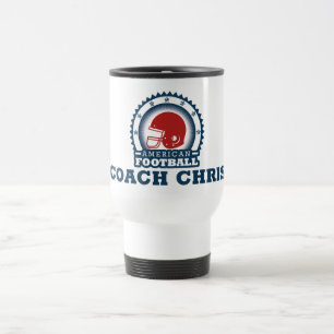 Football travel mug