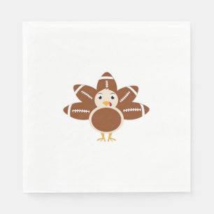 Football Turkey Oversized T-Shirt.png Napkin