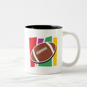 football Two-Tone coffee mug