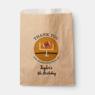 Football Uprights Favour Bags