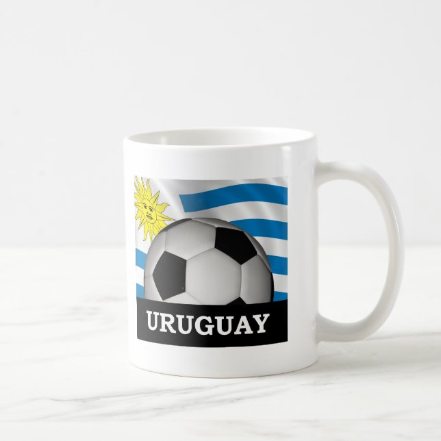 Football Uruguay Coffee Mug (Right)