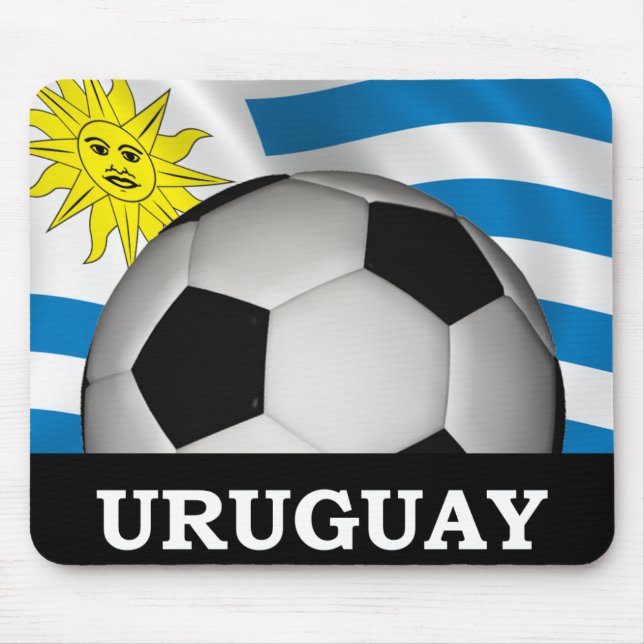Football Uruguay Mouse Mat (Front)