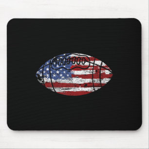 Football Usa American Flag Vintage Gift Mouse Mat