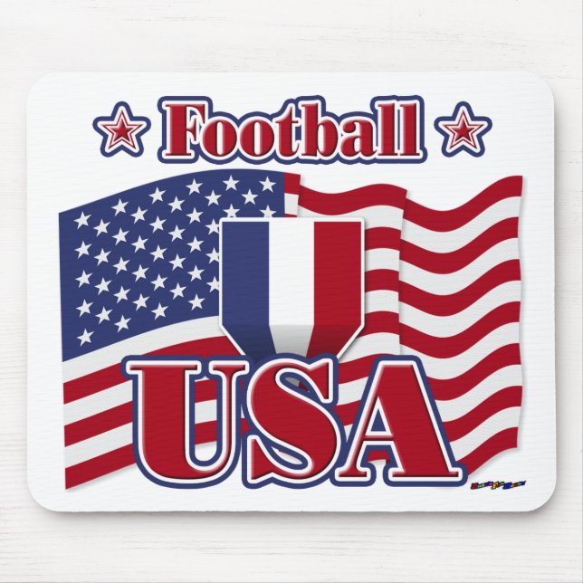 Football USA Mouse Mat (Front)