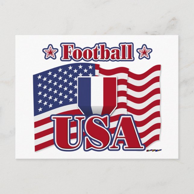 Football USA Postcard (Front)