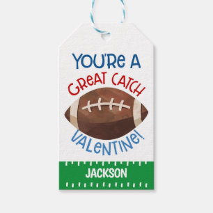 Football Valentine Favour Tag