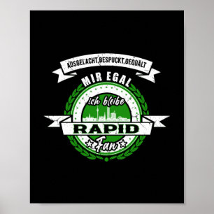 Football Vienna - No What Happens In Life Rapid Ra Poster