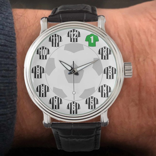 Football Watch - with Black & White Striped Shirts (Creator Uploaded)
