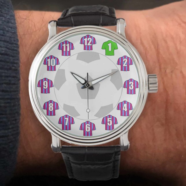 Football Watch - with Claret and Blue Shirts (Creator Uploaded)