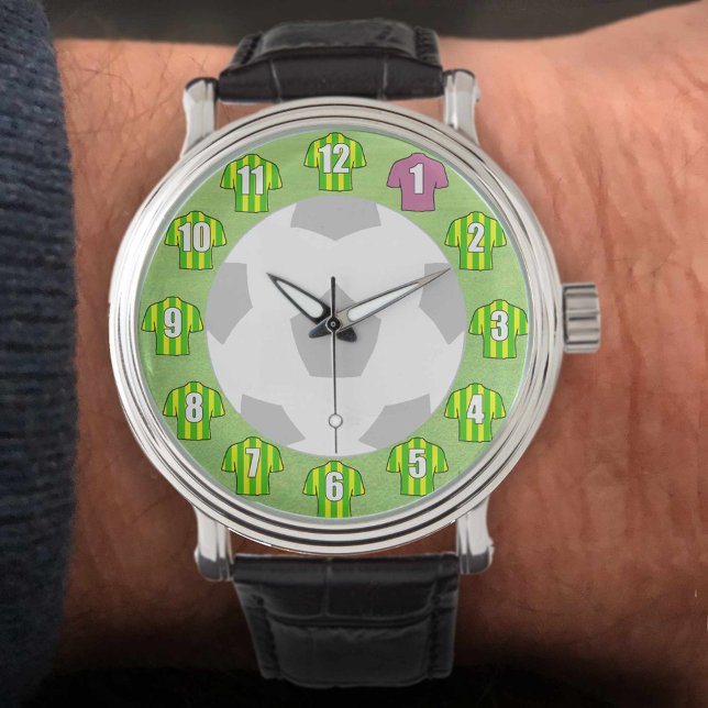 Football Watch - with Green & Yellow Shirts (Creator Uploaded)