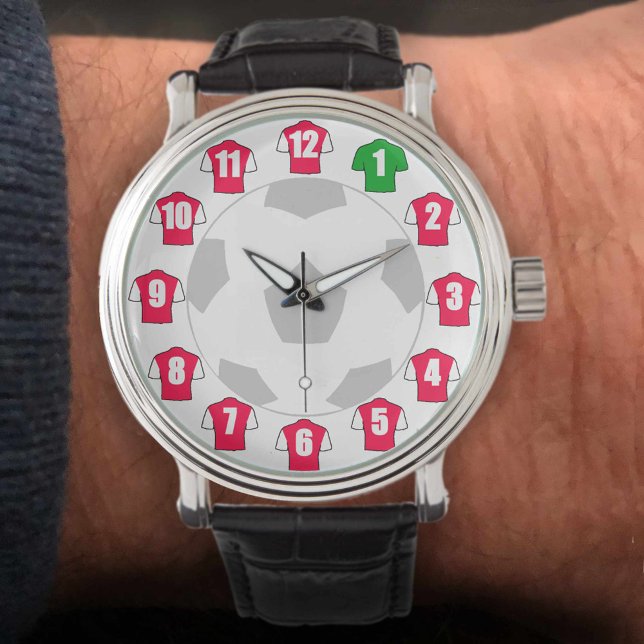 Football Watch - with Red & White Shirts (Creator Uploaded)