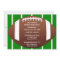 Football With Green Football Field Birthday Party