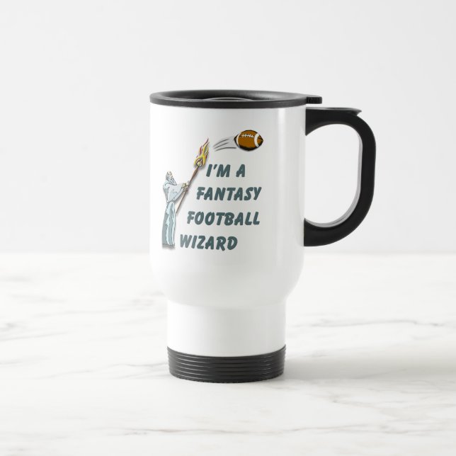 Football Wizard #2 Travel Mug (Right)