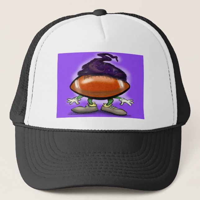 Football Wizard Trucker Hat (Front)