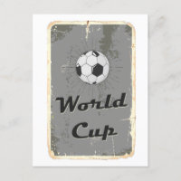 Football World Cup Vintage Style Poster Art Design