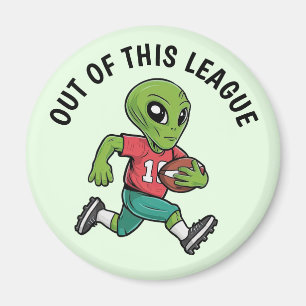 Footballer Alien Magnet