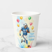 Footballer Birthday, Balloons, Fireworks, Fun