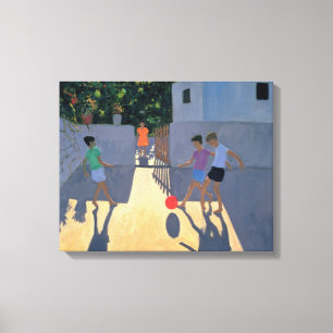 Footballers Kos 1993 Canvas Print