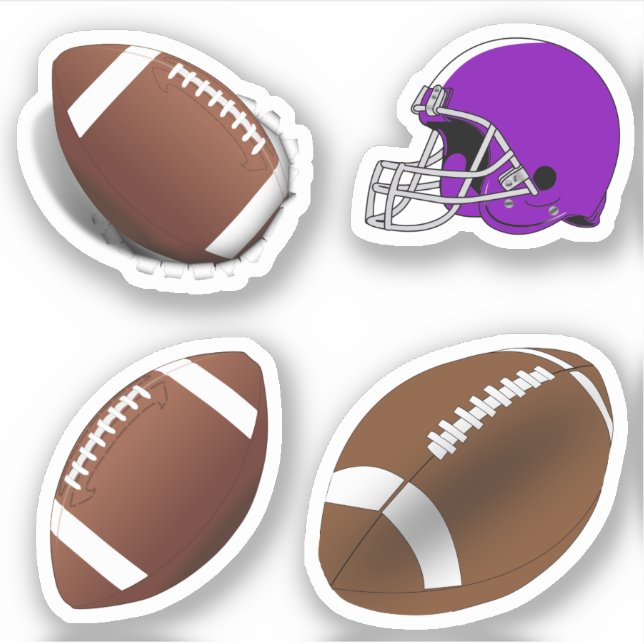 Footballs and Football Helmet (Front)