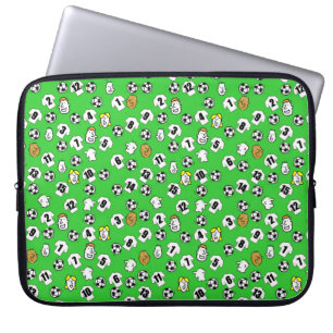 Footballs, White Shirts, & Fans Laptop Sleeve