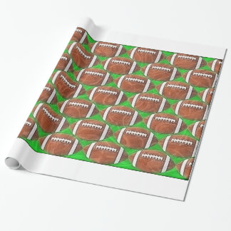 FOOTBALLS WRAPPING PAPER