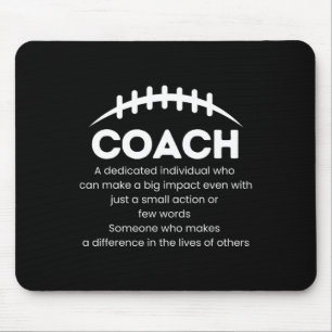 Footbyll Coach Difference Maker Appreciation Gifts Mouse Mat