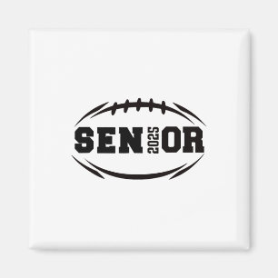 Footbyll Senior 2025 Graduation Year Magnet