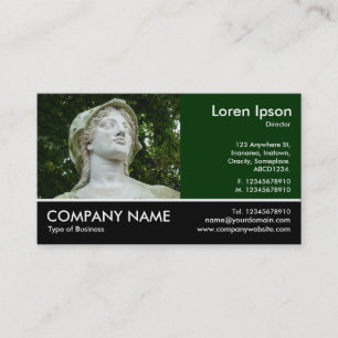 Footed Photo - Dk Green - Britannia Business Card
